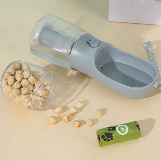 Three-in-one Portable Pet Water Bottle